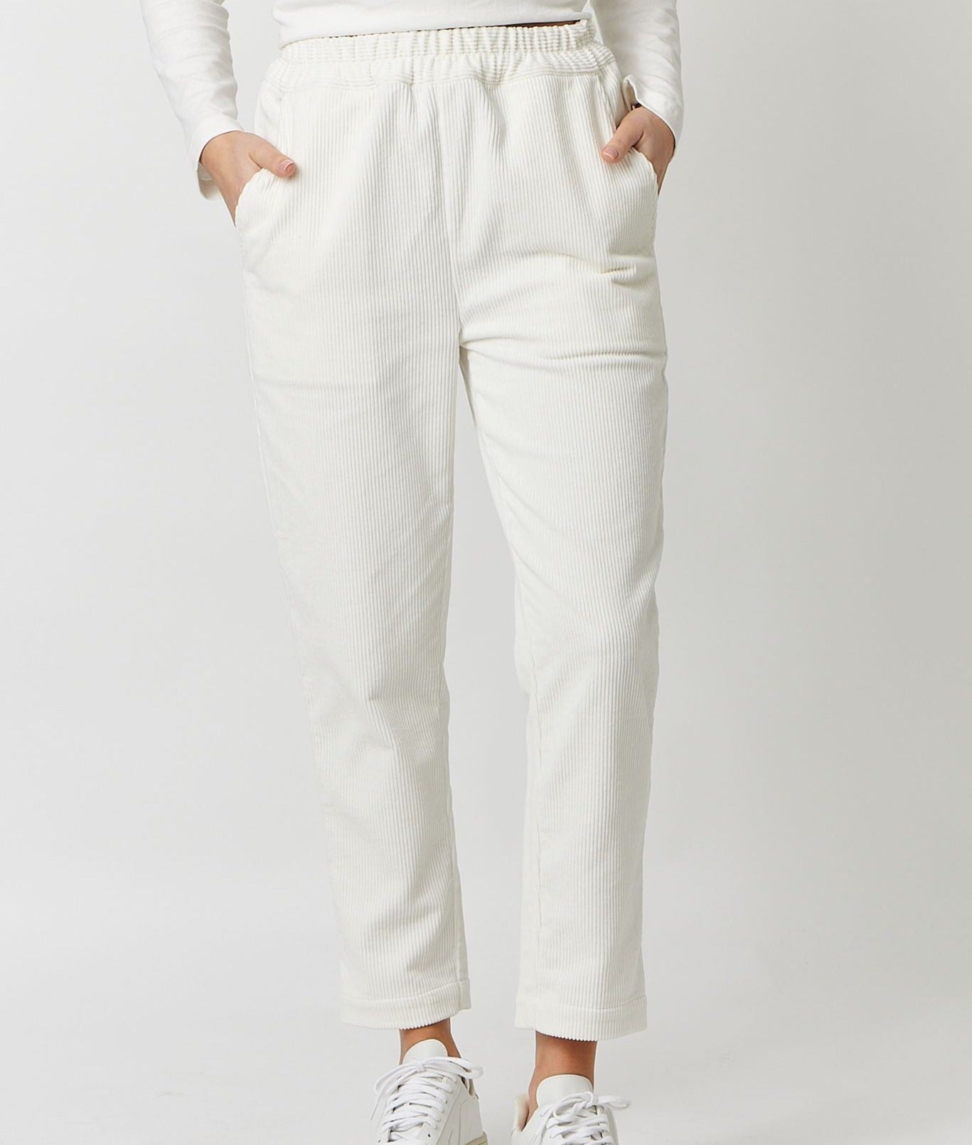 Cord Pants - Chalk