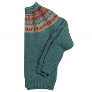 Eribe Stoneybrek Sweater Old Rose Scottish Knitwear