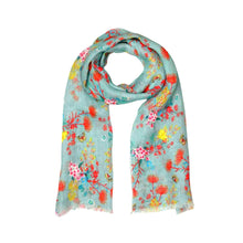 Linen scarf with digital print from Namaskar 