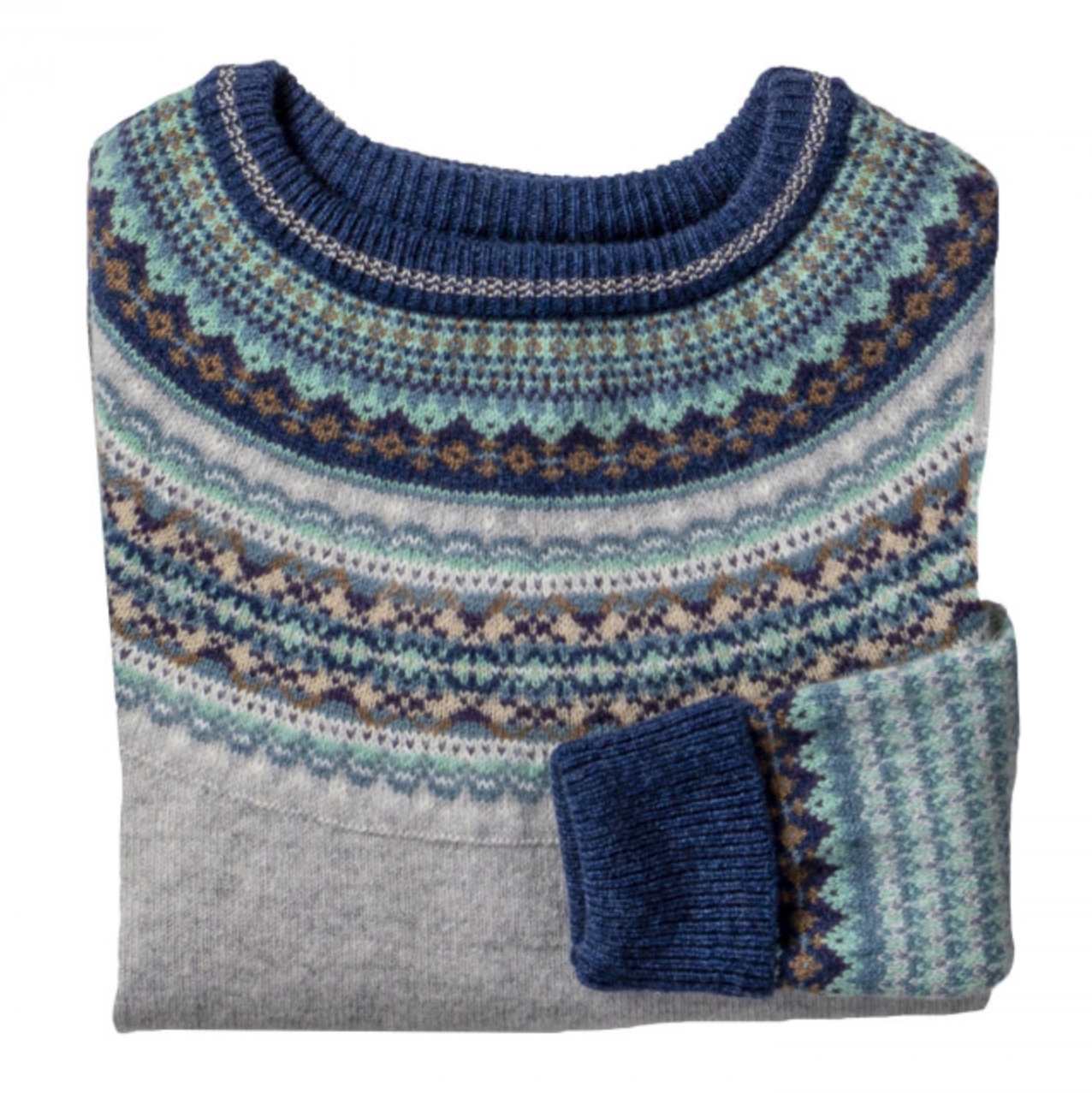 Eribe Alpine Fairisle Sweater - Arctic