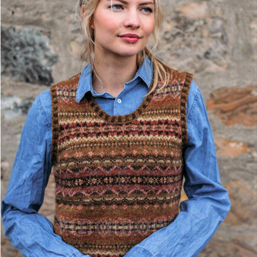 Eribe Westray Vest Chestnut