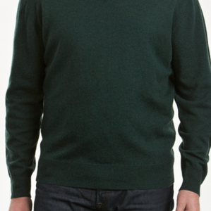 Bridge and Lord Men's Forest green Crew neck