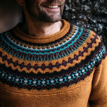 Stoneybrek Men's Sweater - Goldfinch - Scottish Knitwear