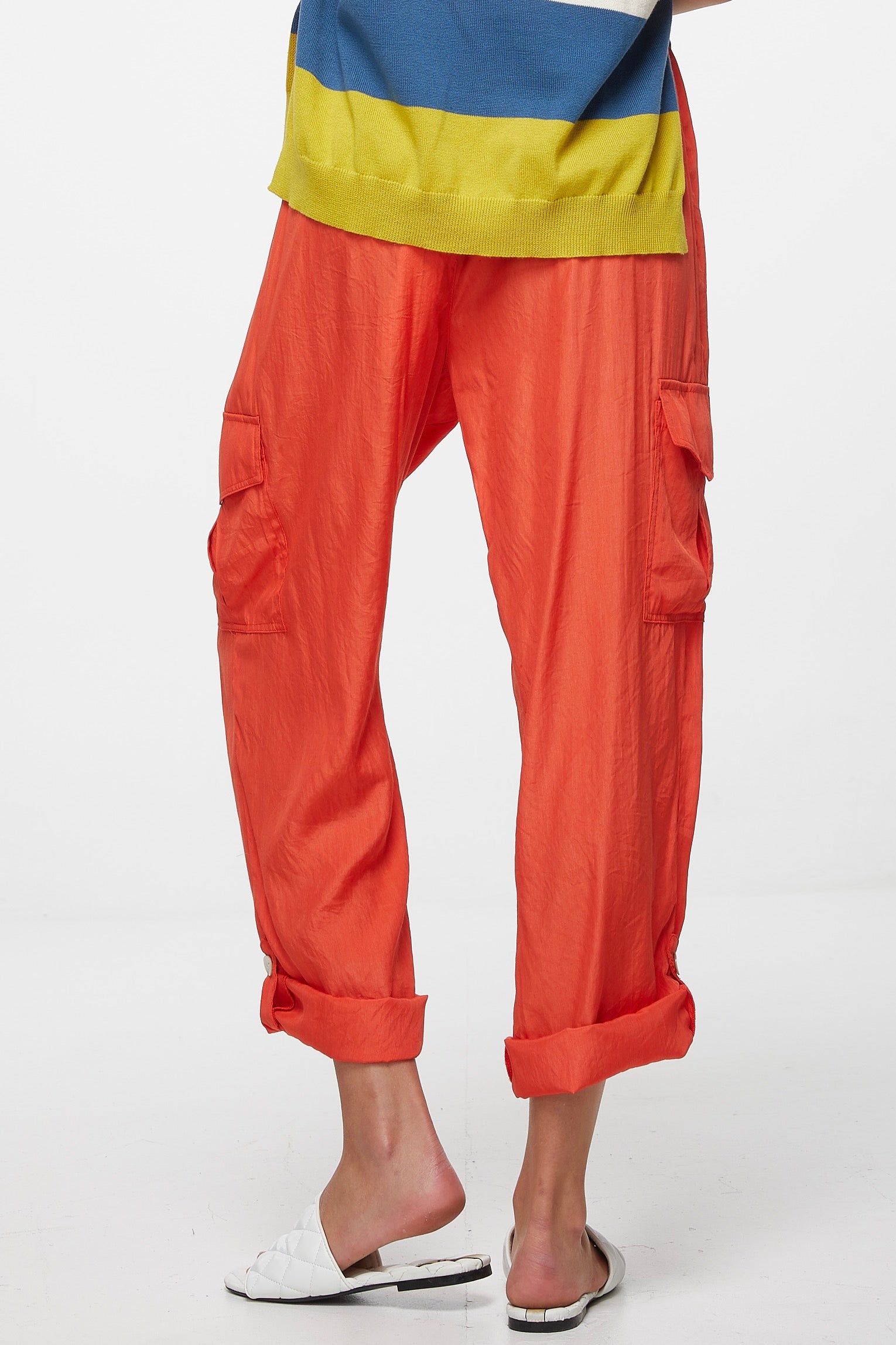 Weekend Pant from Zaket and Plover in Rosso. ZP4420