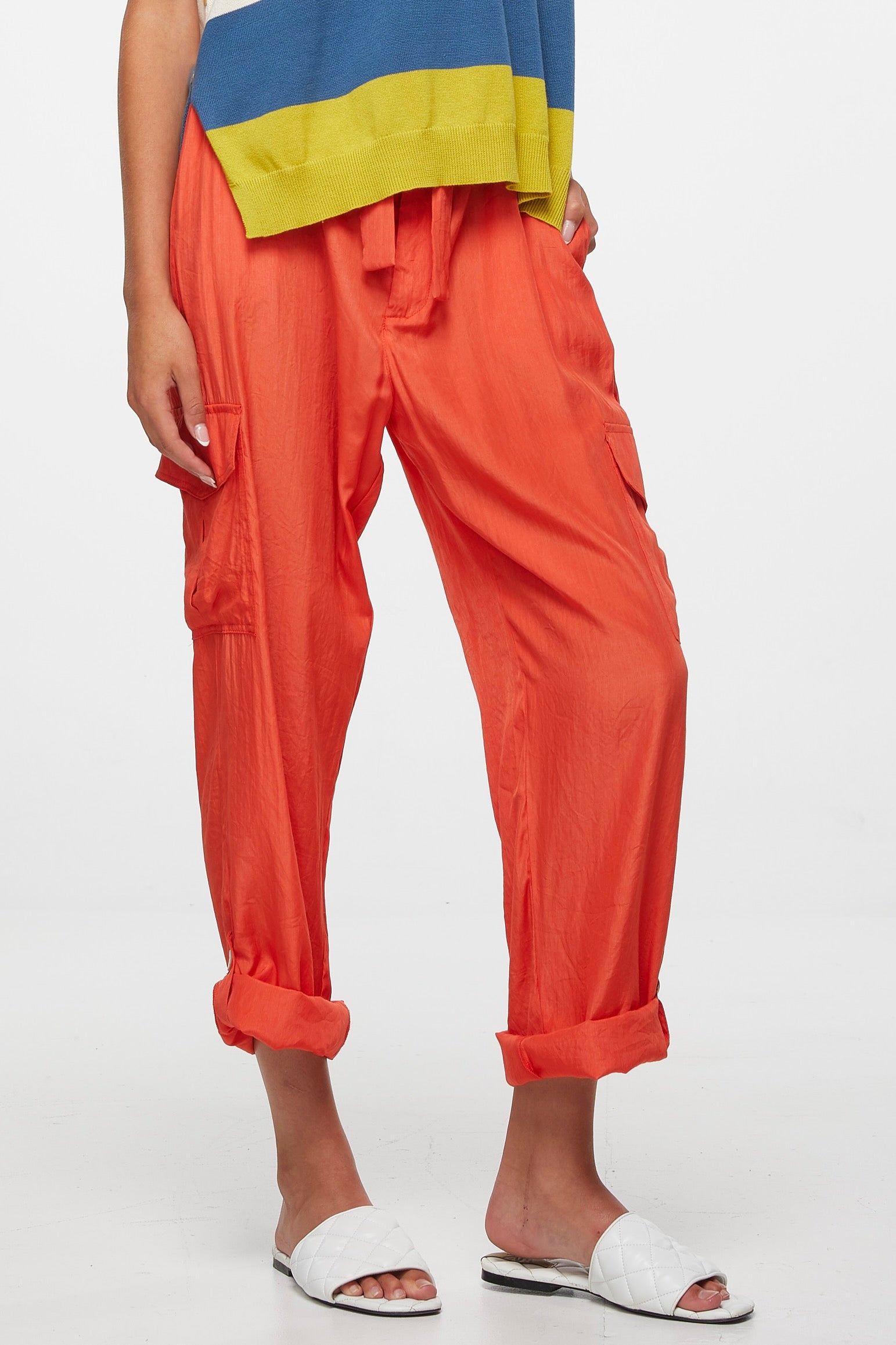 Weekend Pant from Zaket and Plover in Rosso. ZP4420