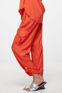 Weekend Pant from Zaket and Plover in Rosso. ZP4420