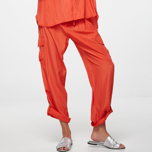 Weekend Pant from Zaket and Plover in Rosso. ZP4420