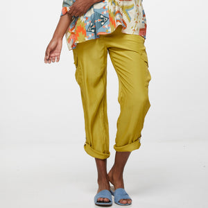 Weekend Pant from Zaket and Plover in Guacamole. ZP4420