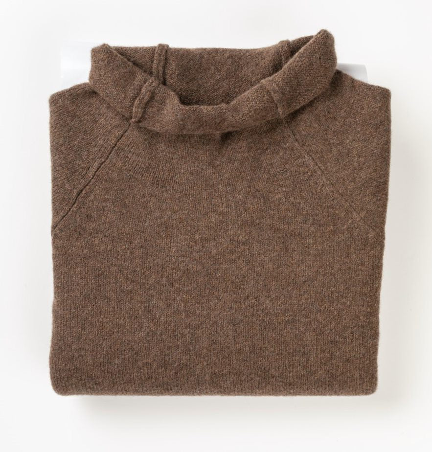 Quality Scottish Knitwear Eribe Corry Tobacco