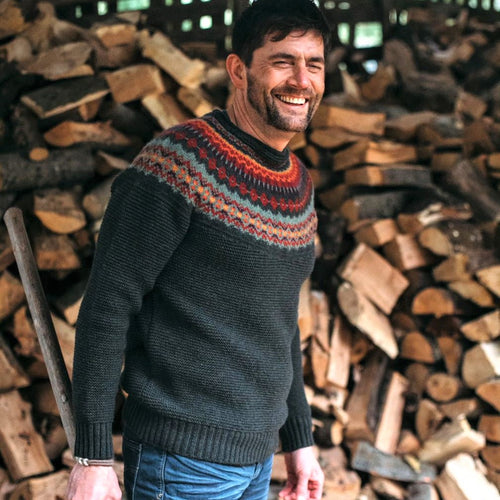 Eribe Men's Stoneybrek Sweater Autumn Scottish Knitwear