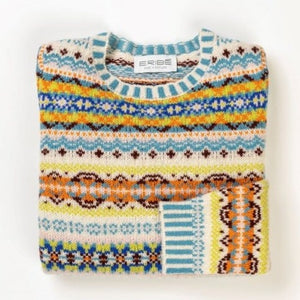 Eribe Kinross Fair Isle Sweater - Tulip Scottish Knitwear