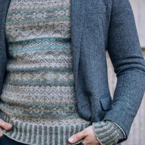 Eribe Men's Fairisle Jumper Scottish Knitwear